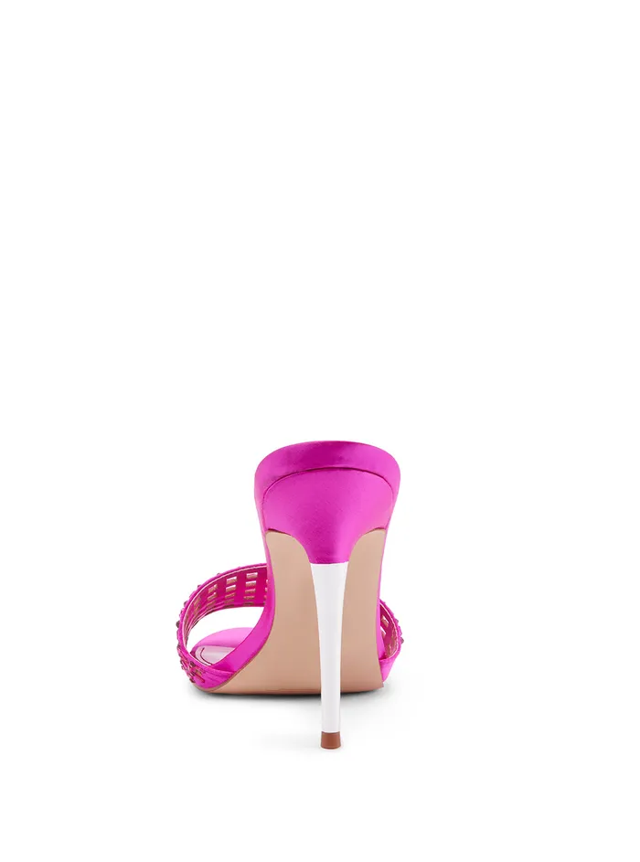 Women Heels GUESS Pink Mably Crystal High Heels Women Heels GUESS Pink Mably Crystal High Heels