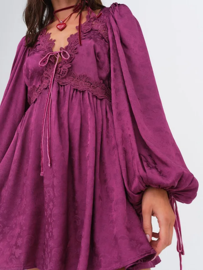 Women Henley Mini Dress Purple For Love and Lemons Dresses Women Henley Mini Dress Purple For Love and Lemons Dresses