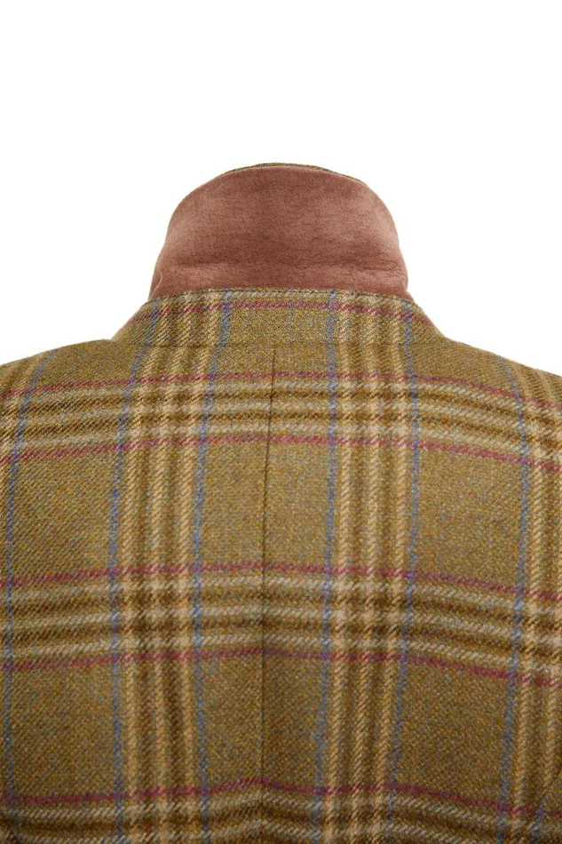 Women Highgrove Coat Avebury Green Check Holland Cooper Tailoring