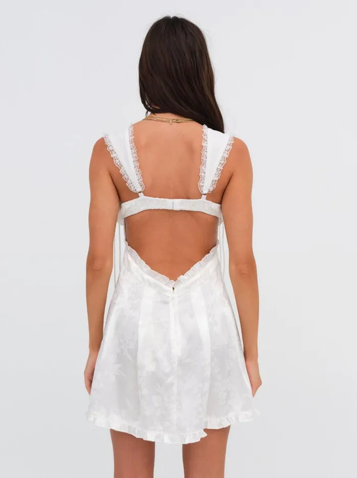 Women Holland Mini Dress White For Love and Lemons Dresses Women Holland Mini Dress White For Love and Lemons Dresses