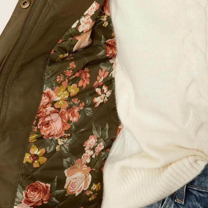 Women Jackets and Vests Ariat Cloverfield Coat Earth
