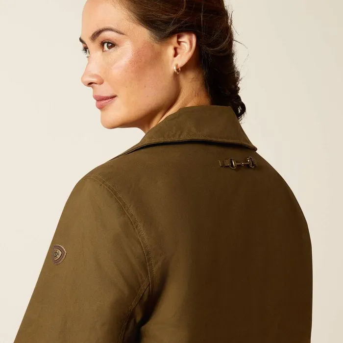 Women Jackets and Vests Ariat Cloverfield Coat Earth