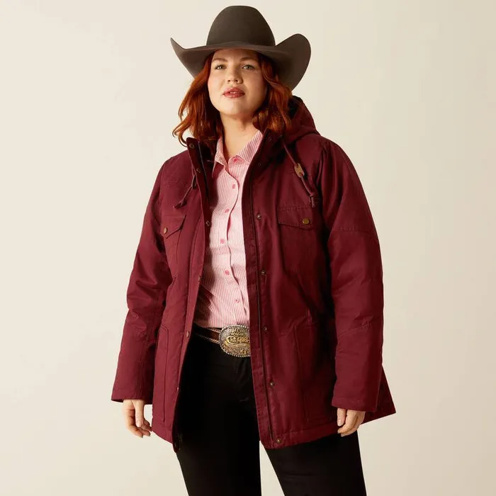 Women Jackets and Vests Ariat Grizzly 20 Parka Tawny Port