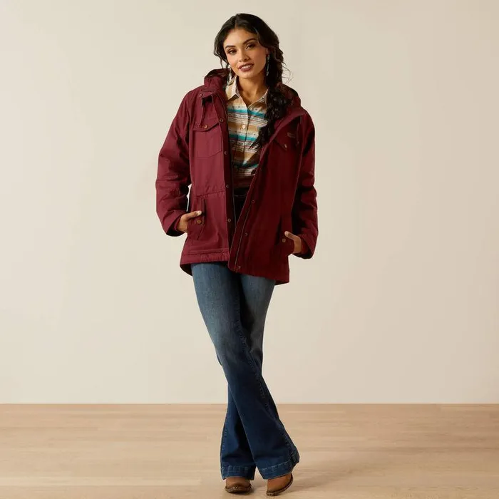 Women Jackets and Vests Ariat Grizzly 20 Parka Tawny Port