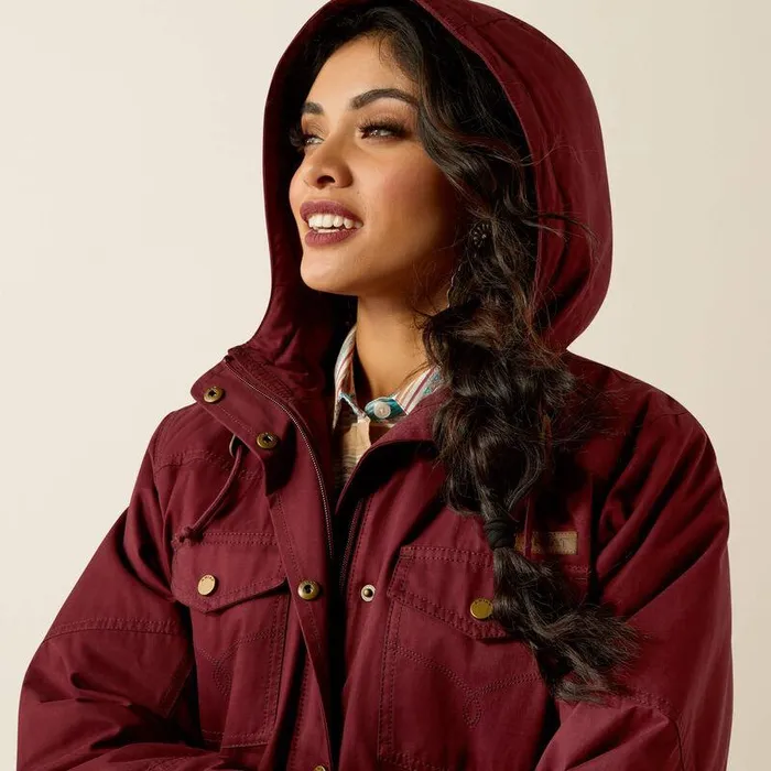 Women Jackets and Vests Ariat Grizzly 20 Parka Tawny Port