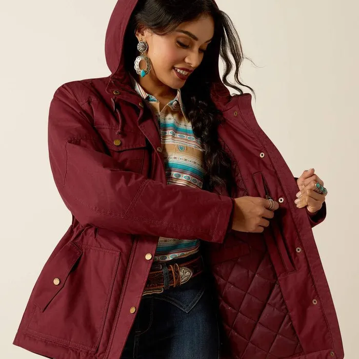 Women Jackets and Vests Ariat Grizzly 20 Parka Tawny Port