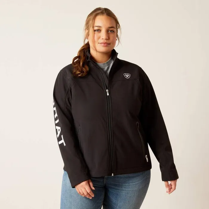 Women Jackets and Vests Ariat New Team Softshell Jacket Black