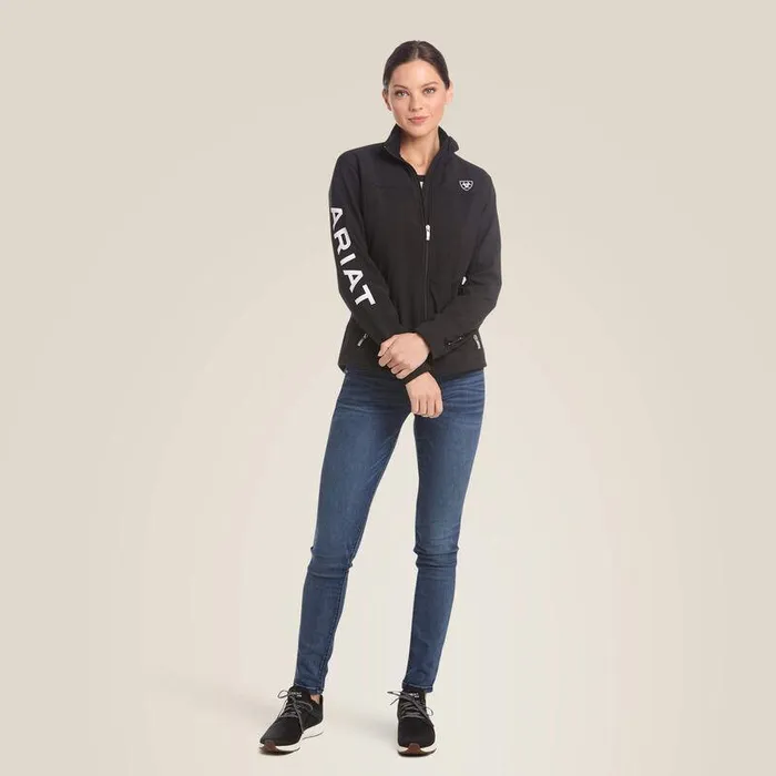 Women Jackets and Vests Ariat New Team Softshell Jacket Black