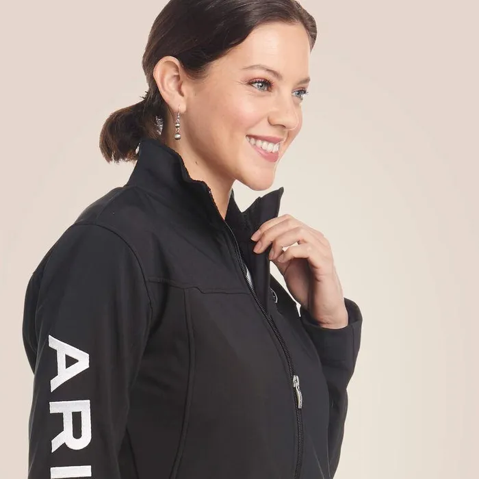 Women Jackets and Vests Ariat New Team Softshell Jacket Black