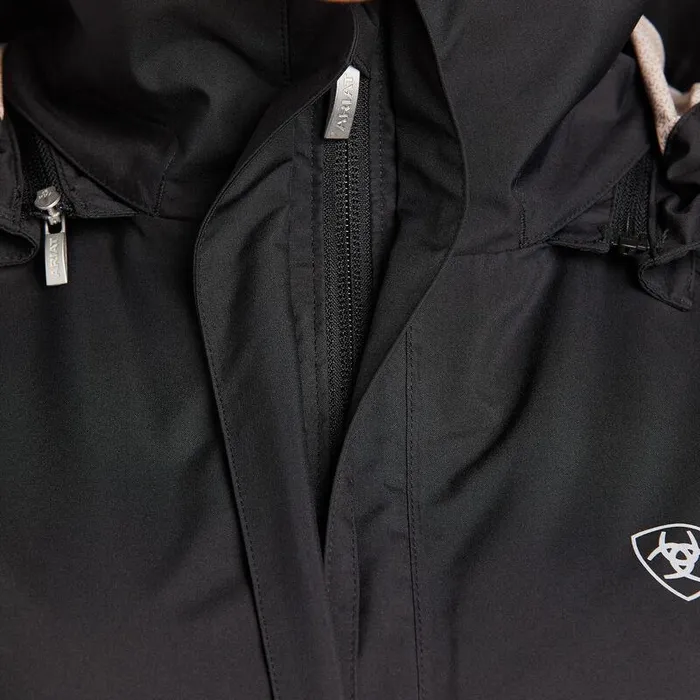 Women Jackets and Vests Ariat Packable Waterproof Jacket Black
