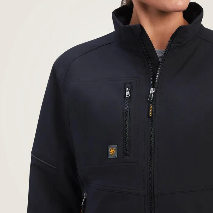 Women Jackets and Vests Ariat Rebar DriTEK DuraStretch Insulated Jacket Black