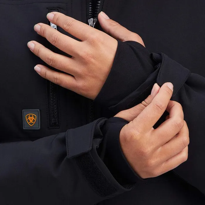 Women Jackets and Vests Ariat Rebar DriTEK DuraStretch Insulated Jacket Black