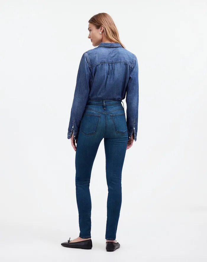 Women Jeans Madewell 10034 HighRise Skinny Jeans Alabara Wash