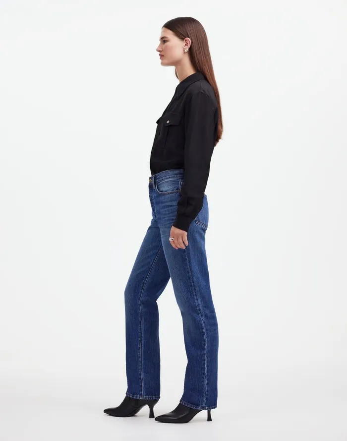 Women Jeans Madewell Alexa Chung For Madewell HighRise Straight Jean In Allendale Wash Allendale Wash