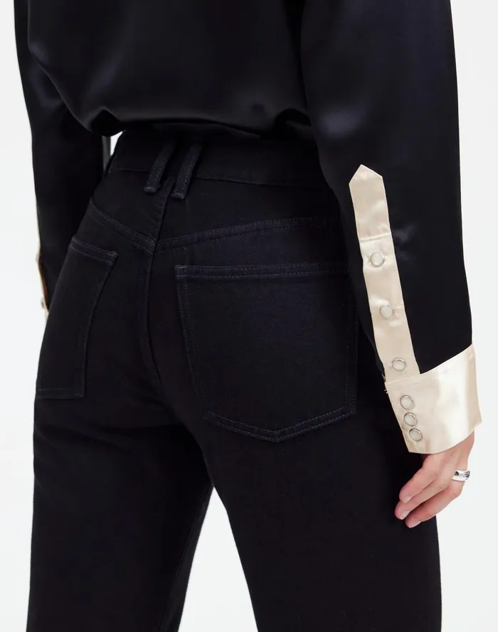 Women Jeans Madewell Alexa Chung For Madewell HighRise Straight Jean In Outridge Wash Outridge Wash