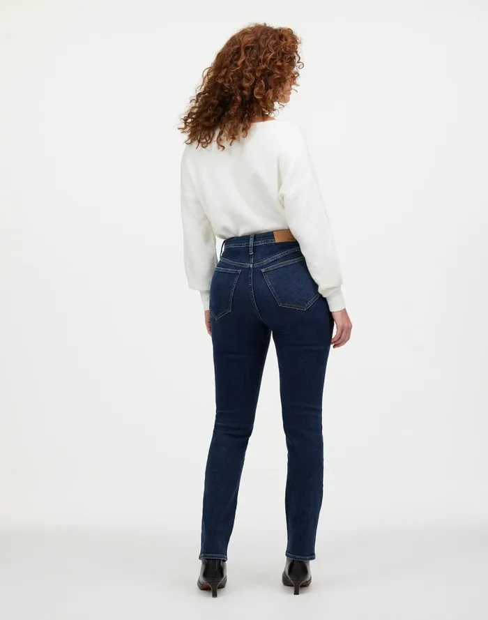 Women Jeans Madewell The Curvy Perfect Vintage Jean In Larkspur Wash Larkspur