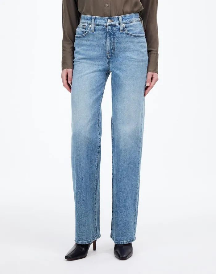 Women Jeans Madewell The Perfect Vintage WideLeg Jean Enmore Wash