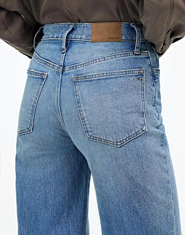 Women Jeans Madewell The Perfect Vintage WideLeg Jean Enmore Wash