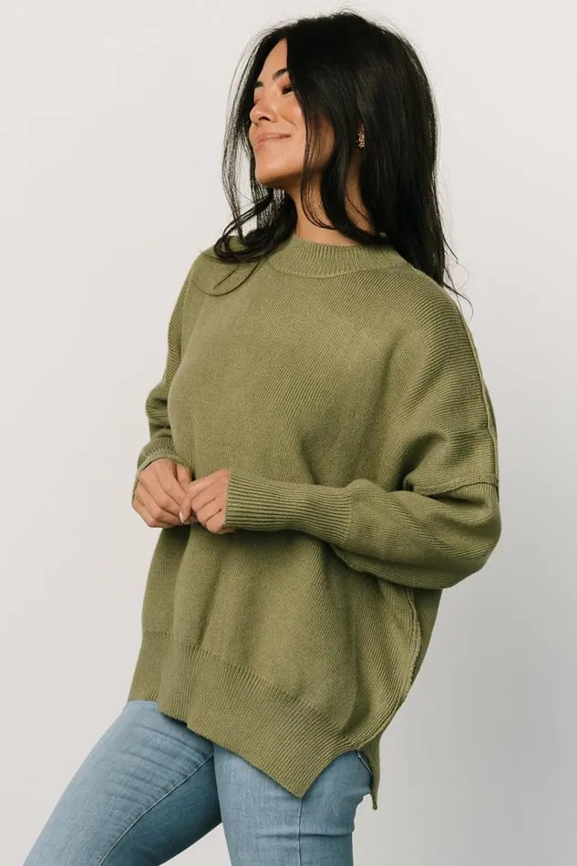 Women Jeremiah Knit Sweater Olive Baltic Born Sweaters