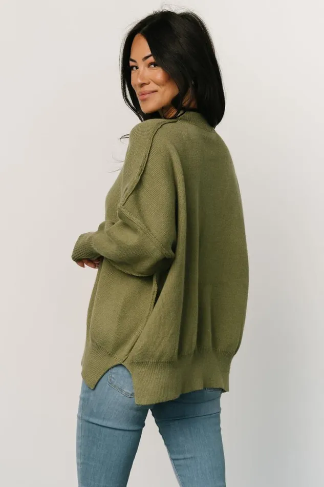 Women Jeremiah Knit Sweater Olive Baltic Born Sweaters