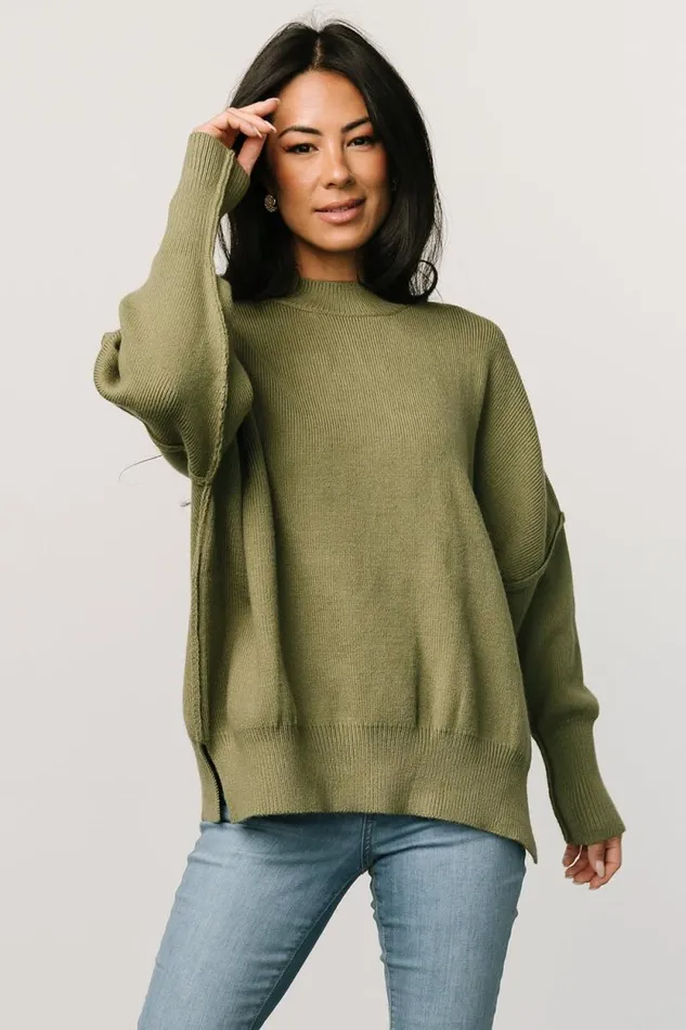 Women Jeremiah Knit Sweater Olive Baltic Born Sweaters