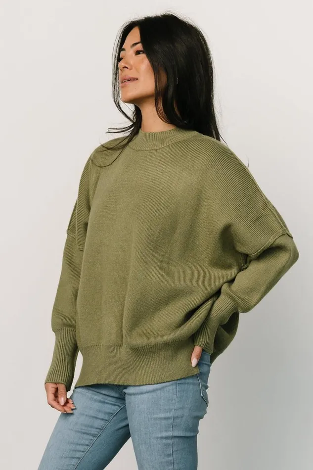 Women Jeremiah Knit Sweater Olive Baltic Born Sweaters
