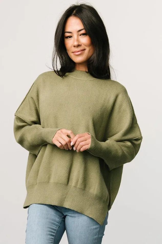 Women Jeremiah Knit Sweater Olive Baltic Born Sweaters