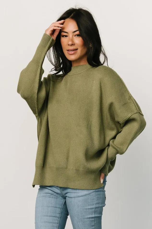 Women Jeremiah Knit Sweater Olive Baltic Born Sweaters