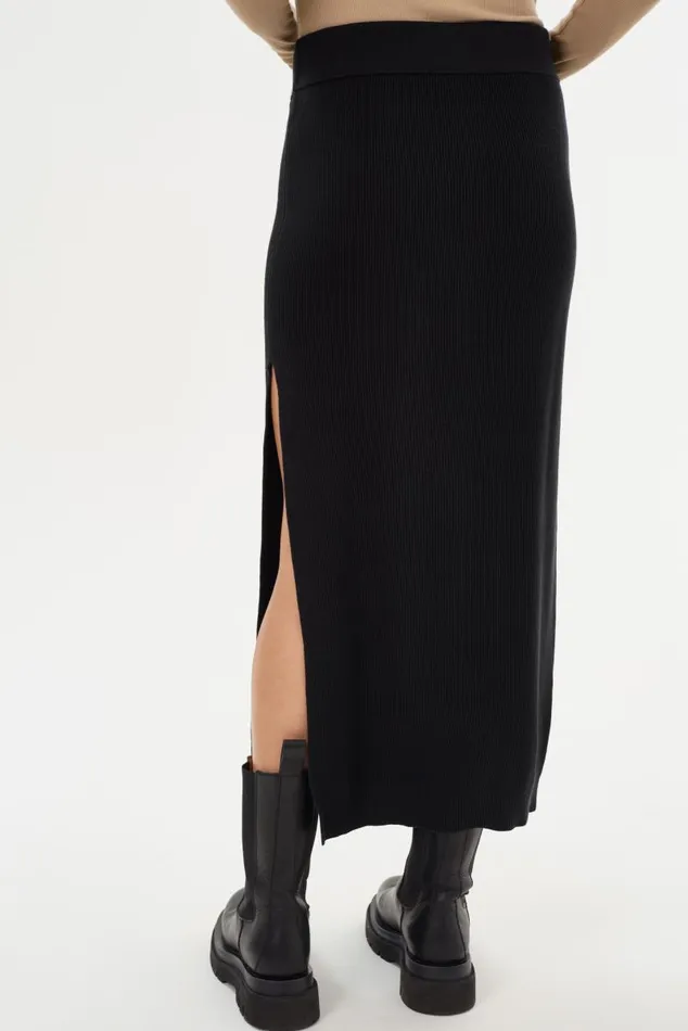 Women JILLIAN Knit Midi Skirt Black LAMARQUE Skirts Women JILLIAN Knit Midi Skirt Black LAMARQUE Skirts