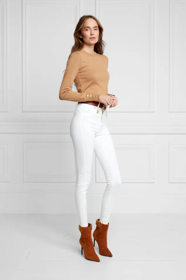Women Jodhpur Jean Optic White Holland Cooper Jeans Women Jodhpur Jean Optic White Holland Cooper Jeans