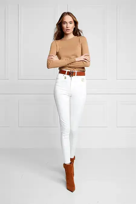Women Jodhpur Jean Optic White Holland Cooper Jeans Women Jodhpur Jean Optic White Holland Cooper Jeans