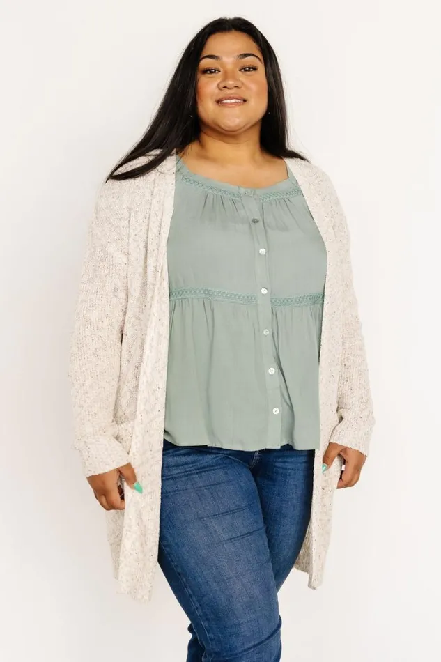 Women Kenny Knit Cardigan Off White Multi Baltic Born Cardigans