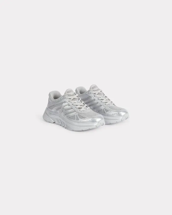 Women KENZOPace Sneakers For Women Silver Kenzo Sneakers