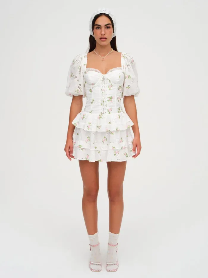 Women Kinsley Mini Dress White For Love and Lemons Dresses Women Kinsley Mini Dress White For Love and Lemons Dresses