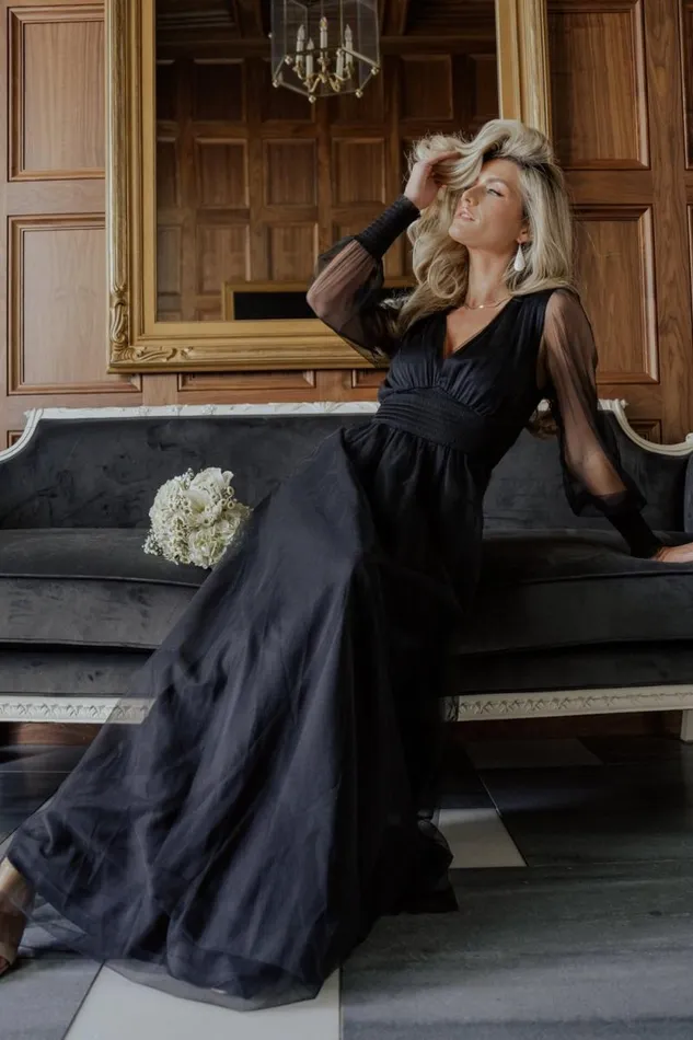 Women Layla Tulle Maxi Dress Black Baltic Born Maxi Dresses Women Layla Tulle Maxi Dress Black Baltic Born Maxi Dresses