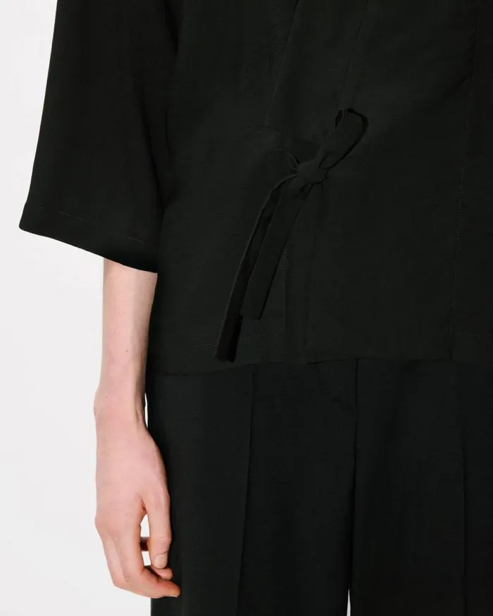 Women Light Kimono Jacket Black Kenzo Kimonos