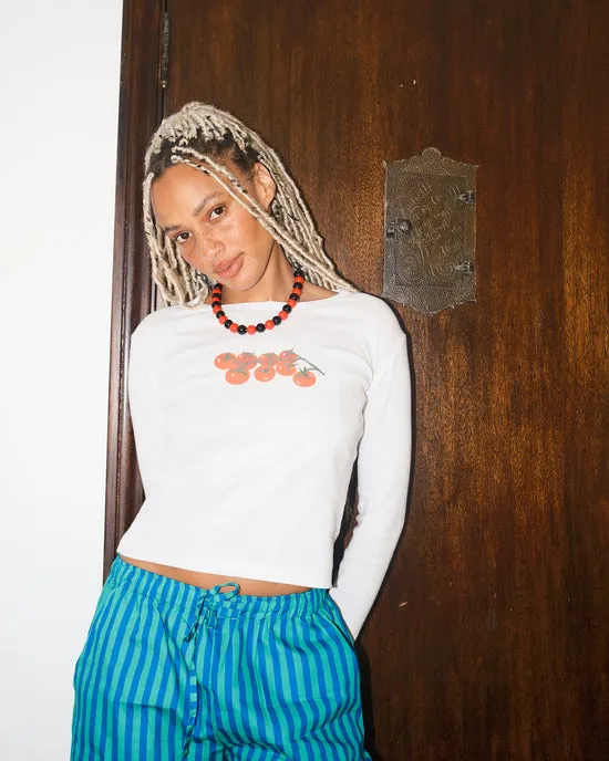 Women Lisa Says Gah Dana Long Sleeve Tee Pomodoro Tops