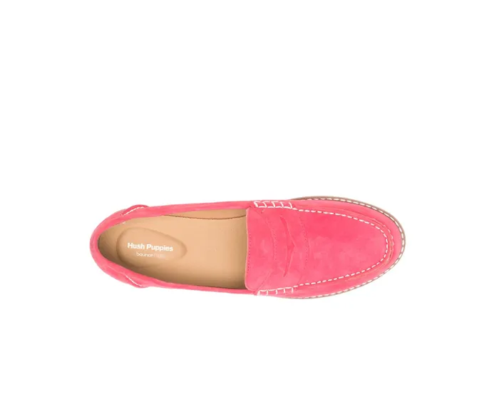 Women Loafers Hush Puppies Wren Loafer Soft Red Suede