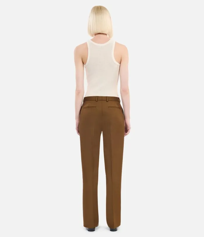 Women Loosefitting Brown Suit Trousers THE KOOPLES Blazers and Suits