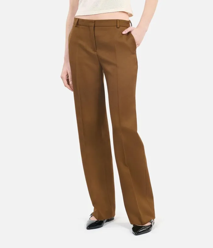 Women Loosefitting Brown Suit Trousers THE KOOPLES Blazers and Suits