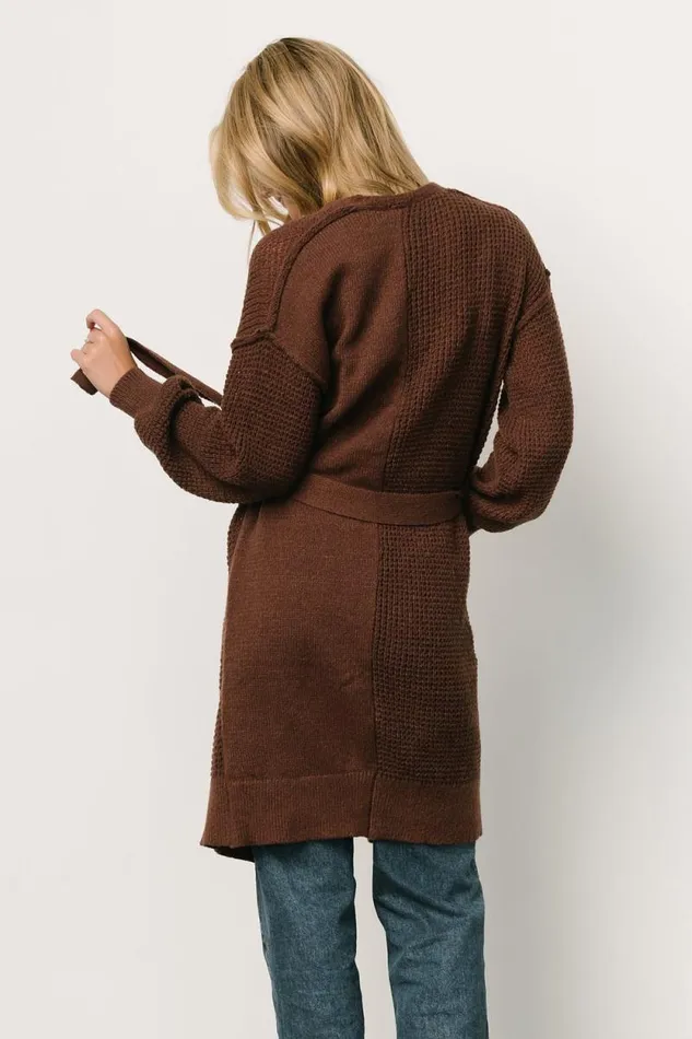Women Lou Tie Cardigan Clove Baltic Born Cardigans Women Lou Tie Cardigan Clove Baltic Born Cardigans