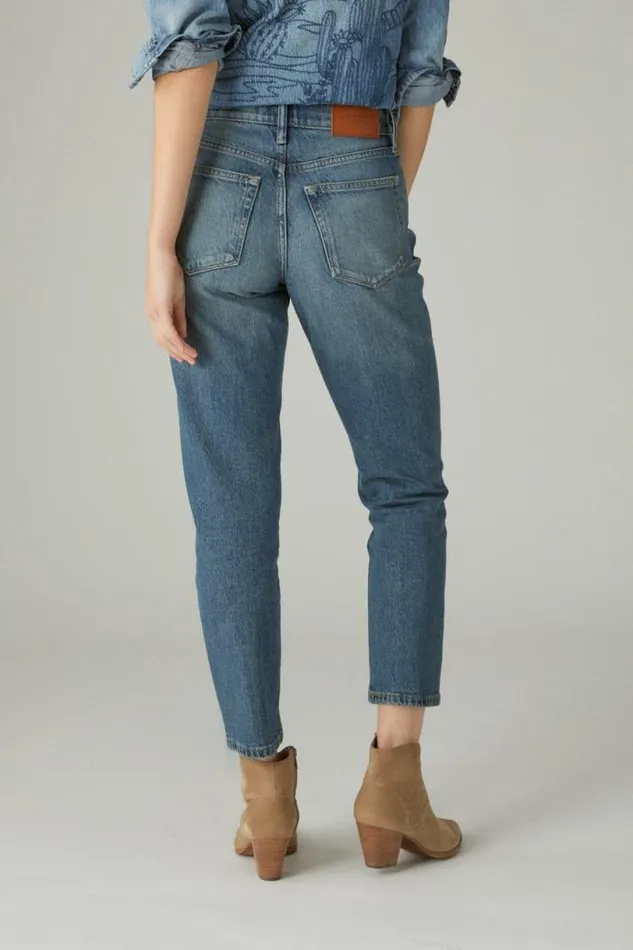 Women Lucky Brand Jeans High Rise Drew Mom Starlet Dest