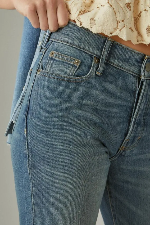 Women Lucky Brand Jeans High Rise Drew Mom Starlet Dest