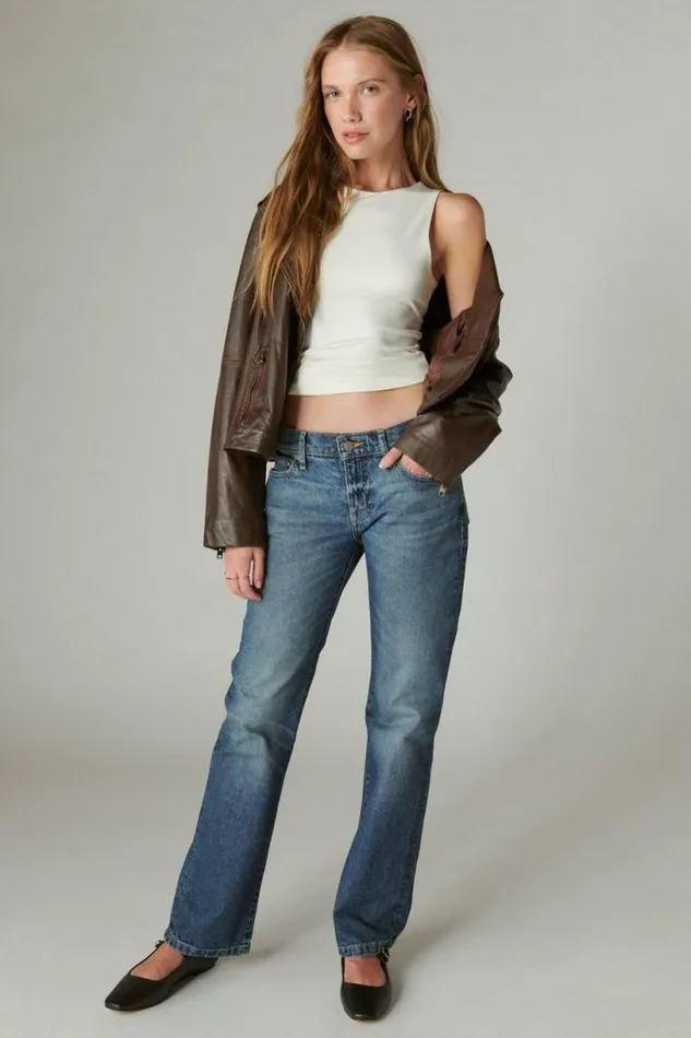 Women Lucky Brand Jeans Knd Easy Rider Boot Sunset Road