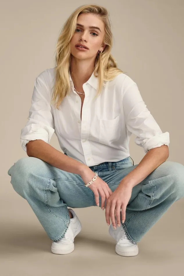Women Lucky Brand Jeans The Baggy Dream Spirit