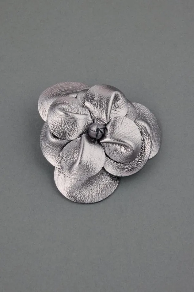 Women Lucky Brand Jewelry Large Rosette Pin Silver