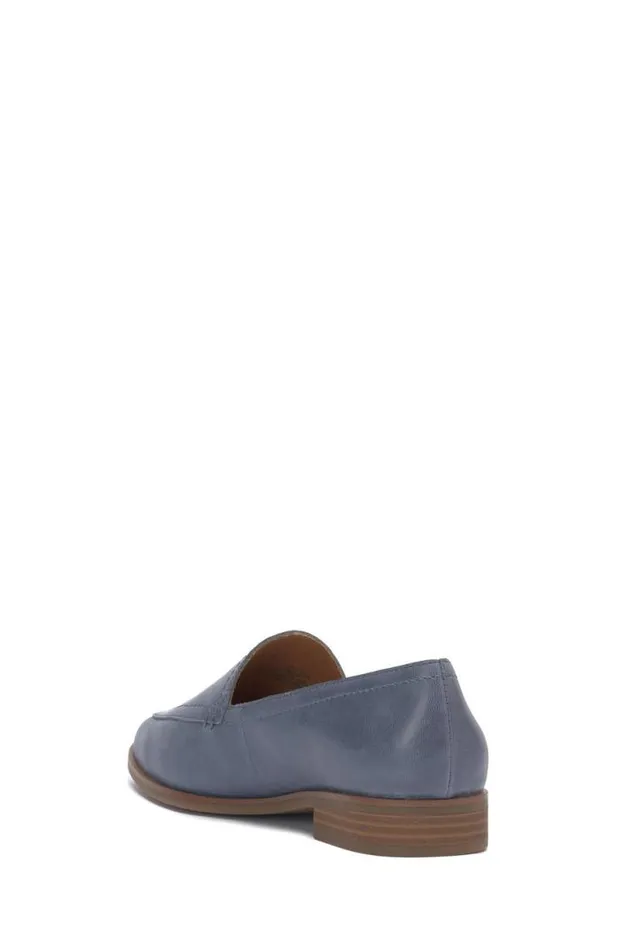 Women Lucky Brand Shoes Fiana Loafer Open Blueturquoise