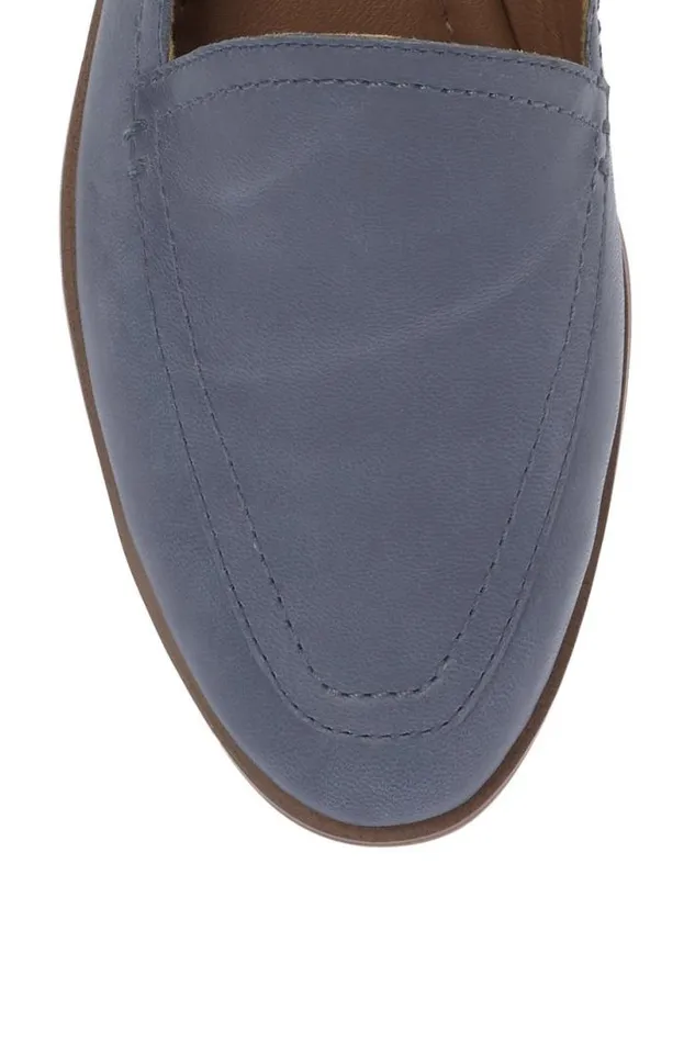 Women Lucky Brand Shoes Fiana Loafer Open Blueturquoise