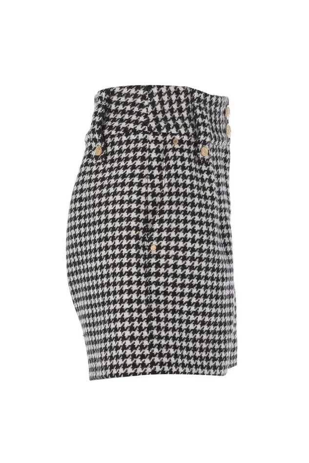 Women Luxe Tailored Short Houndstooth Holland Cooper Tailoring Women Luxe Tailored Short Houndstooth Holland Cooper Tailoring