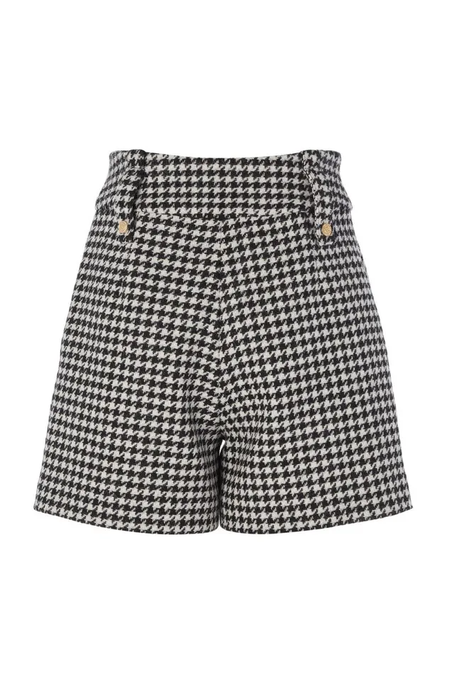 Women Luxe Tailored Short Houndstooth Holland Cooper Tailoring Women Luxe Tailored Short Houndstooth Holland Cooper Tailoring